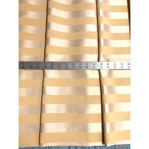 Home Decor Fabric Yellow & Gold striped material, yardage. New. 5+ yards
